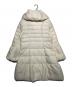 TO BE CHIC (トゥービーシック) レースジャガードダウンコート ホワイト サイズ:40：15000円