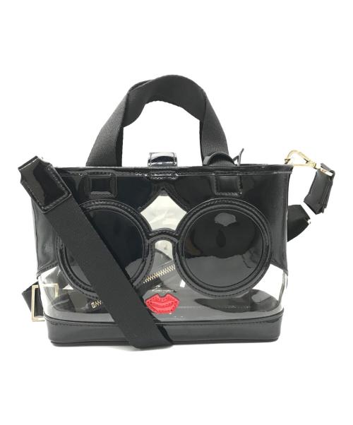 alice+olivia（アリスアンドオリビア）alice+olivia (アリスアンドオリビア) 2WAY クロスボディーサングラスガールバッグ ブラックの古着・服飾アイテム