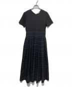 UNITED ARROWS TOKYOユナイテッドアローズトウキョウ）の古着「フィット＆フレア ワンピース」｜ブラック