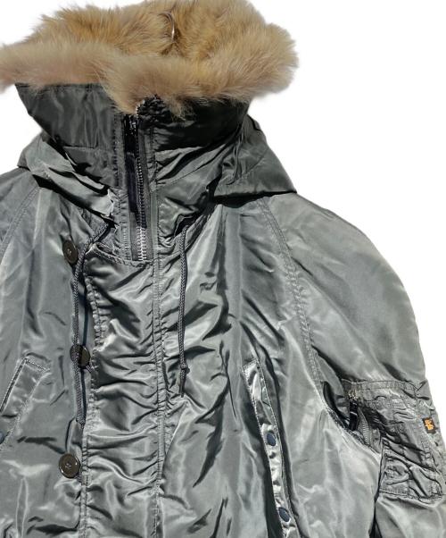 ALPHA INDUSTRIES（アルファインダストリーズ）ALPHA INDUSTRIES (アルファインダストリーズ) N-3Bタイプコート オリーブ サイズ:Mの古着・服飾アイテム
