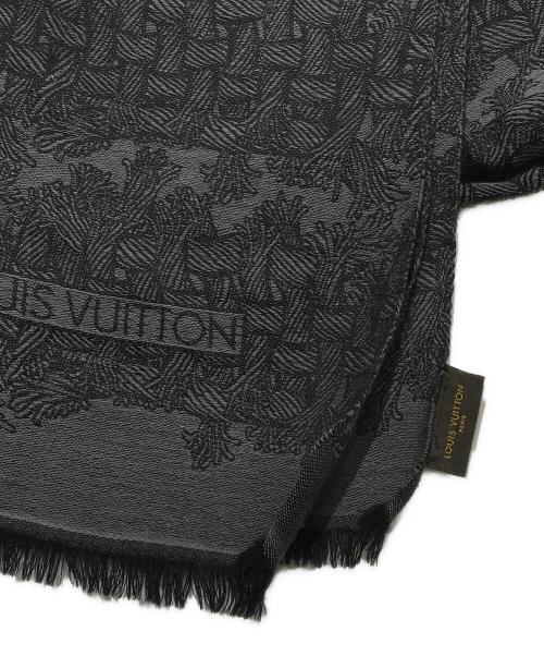 LOUIS VUITTON（ルイ ヴィトン）LOUIS VUITTON (ルイ ヴィトン) ストール クリストファー・ネメス グレーの古着・服飾アイテム