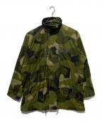 Swedish Armyスウェーデン軍）の古着「UF90スプリンターカモフィールドジャケット」｜グリーン