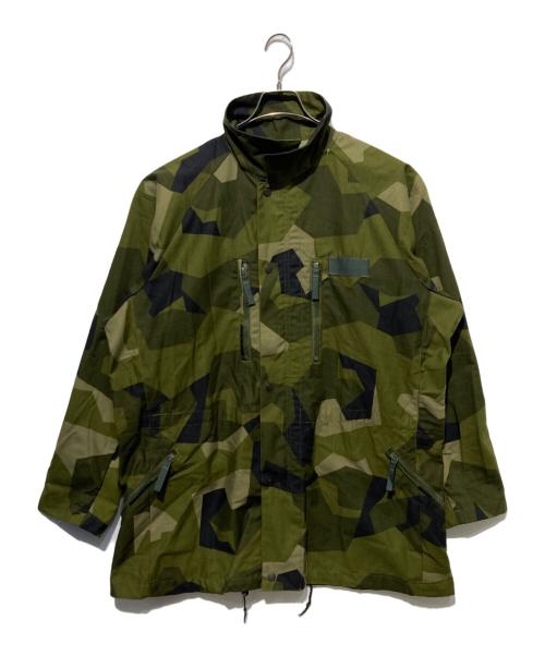 Swedish Army（スウェーデン軍）Swedish Army (スウェーデン軍) UF90スプリンターカモフィールドジャケット グリーン サイズ:190-105の古着・服飾アイテム
