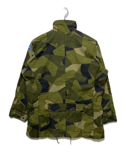 Swedish Army（スウェーデン軍）Swedish Army (スウェーデン軍) UF90スプリンターカモフィールドジャケット グリーン サイズ:190-105の古着・服飾アイテム