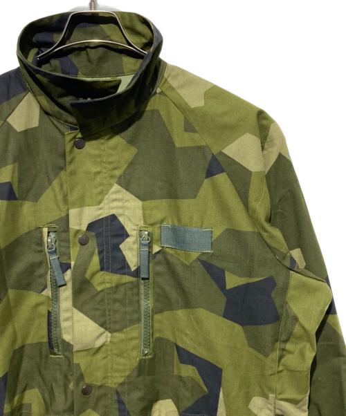 Swedish Army（スウェーデン軍）Swedish Army (スウェーデン軍) UF90スプリンターカモフィールドジャケット グリーン サイズ:190-105の古着・服飾アイテム