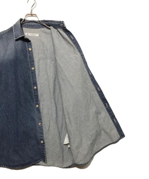 journal standard luxe（ジャーナルスタンダード ラックス）journal standard luxe (ジャーナルスタンダード リュクス) 10OZdenimシャツ ブルー サイズ:FREEの古着・服飾アイテム