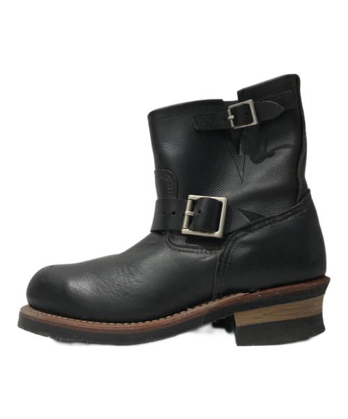 RED WING（レッドウィング）RED WING (レッドウィング) エンジニアブーツ ブラック サイズ:24.5の古着・服飾アイテム