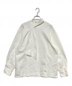 KOLORカラー）の古着「ボウタイカットソー」｜ホワイト