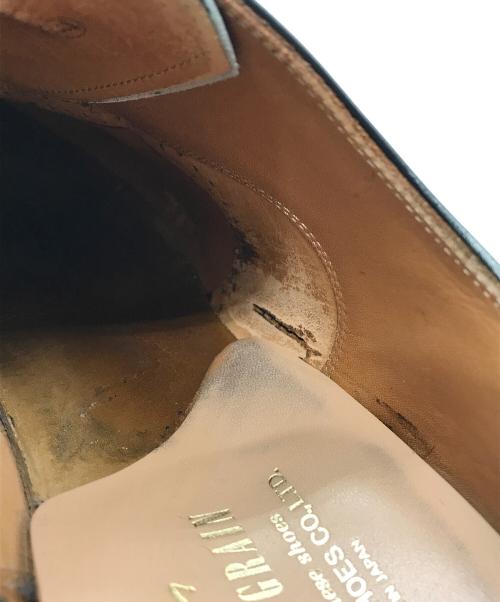 SCOTCH GRAIN（スコッチグレイン）SCOTCH GRAIN (スコッチグレイン) ブローデン2内羽根ストレートチップシューズ ブラック サイズ:25の古着・服飾アイテム