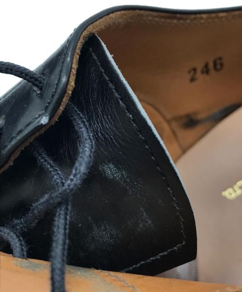 SCOTCH GRAIN（スコッチグレイン）SCOTCH GRAIN (スコッチグレイン) ブローデン2内羽根ストレートチップシューズ ブラック サイズ:25の古着・服飾アイテム