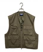 MAISON SPECIALメゾンスペシャル）の古着「フィッシングベスト」｜カーキ