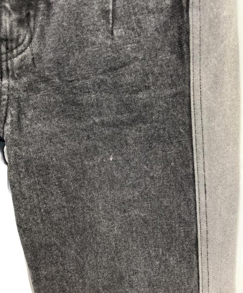 MAISON SPECIAL（メゾンスペシャル）MAISON SPECIAL (メゾンスペシャル) バイカラーストレートデニム グレー サイズ:36の古着・服飾アイテム