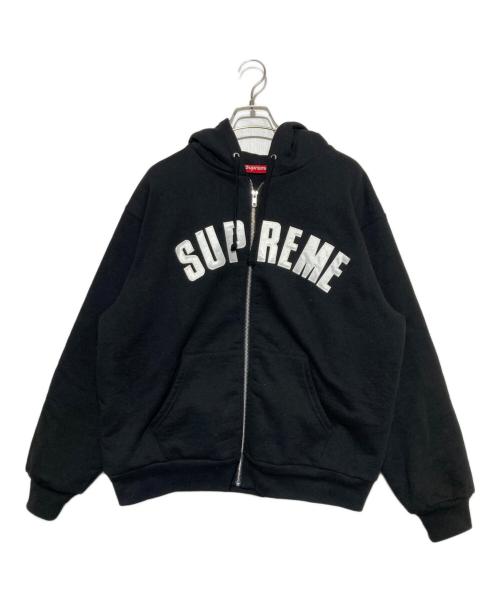 SUPREME（シュプリーム）Supreme (シュプリーム) Arc Thermal Lined Zip Up Hooded Sweatshirt ブラック サイズ:Mの古着・服飾アイテム