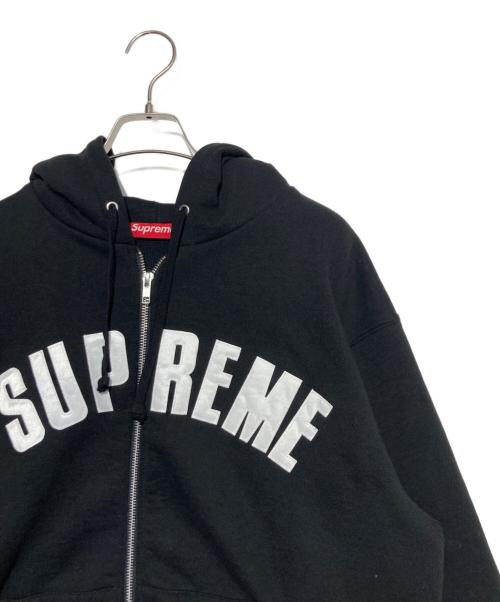 SUPREME（シュプリーム）Supreme (シュプリーム) Arc Thermal Lined Zip Up Hooded Sweatshirt ブラック サイズ:Mの古着・服飾アイテム
