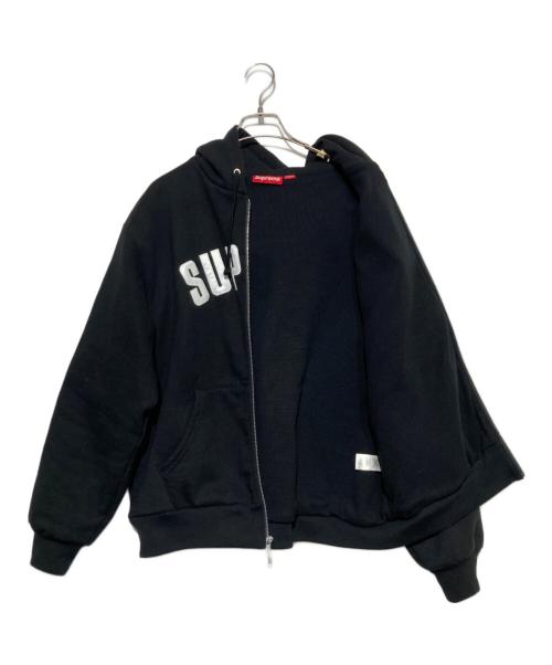 SUPREME（シュプリーム）Supreme (シュプリーム) Arc Thermal Lined Zip Up Hooded Sweatshirt ブラック サイズ:Mの古着・服飾アイテム