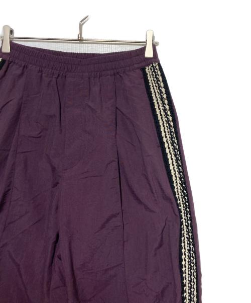 MAISON SPECIAL（メゾンスペシャル）MAISON SPECIAL (メゾンスペシャル) Washed Nylon Crochet Side Line Prime-Wide Easy Pants パープル サイズ:Mの古着・服飾アイテム