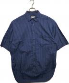 MAISON SPECIALメゾンスペシャル）の古着「Prime-Over Short Sleeve Shirt Coat」｜ブルー
