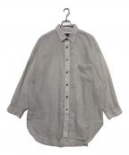 MAISON SPECIALメゾンスペシャル）の古着「ストライプシャツ」｜グレー