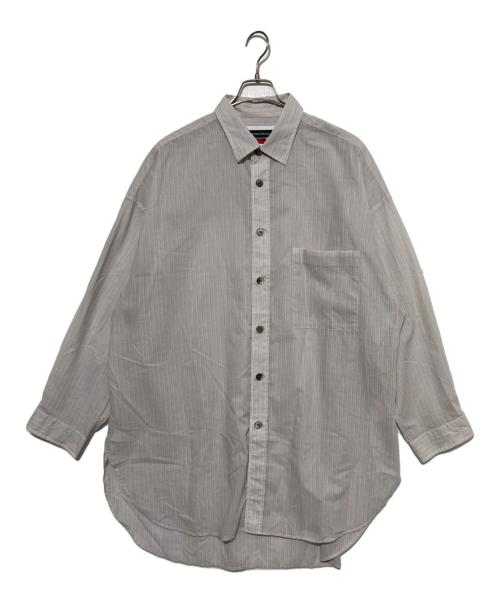 MAISON SPECIAL（メゾンスペシャル）MAISON SPECIAL (メゾンスペシャル) ストライプシャツ グレー サイズ:Mの古着・服飾アイテム