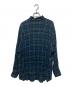 journal standard luxe (ジャーナルスタンダード ラックス) シャーリングチェック Big-BD-シャツ グリーン×ネイビー サイズ:表記なし：6000円