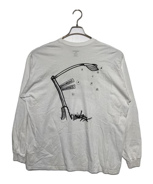 NEIGHBORHOOD（ネイバーフッド）NEIGHBORHOOD (ネイバーフッド) LORDZ OF BROOKLYN (ローズオブブルックリン) ロングスリーブカットソー ホワイト サイズ:XXLの古着・服飾アイテム