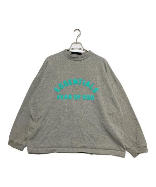 FOG ESSENTIALS（フィアオブゴッド エッセンシャル）FOG ESSENTIALS (フィアオブゴッド エッセンシャル) ロゴカットソー グレー サイズ:Sの古着・服飾アイテム