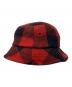 TENDERLOIN (テンダーロイン) バッファローチェックバケットハット レッド×ブラック サイズ:L：7000円