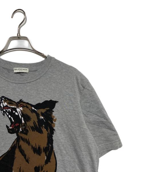 BALENCIAGA（バレンシアガ）BALENCIAGA (バレンシアガ) プリントTシャツ グレー サイズ:Mの古着・服飾アイテム
