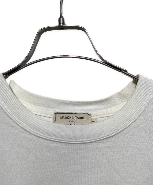 maison kitsune（メゾンキツネ）maison kitsune (メゾンキツネ) 半袖Tシャツ ホワイト サイズ:ＸＳの古着・服飾アイテム