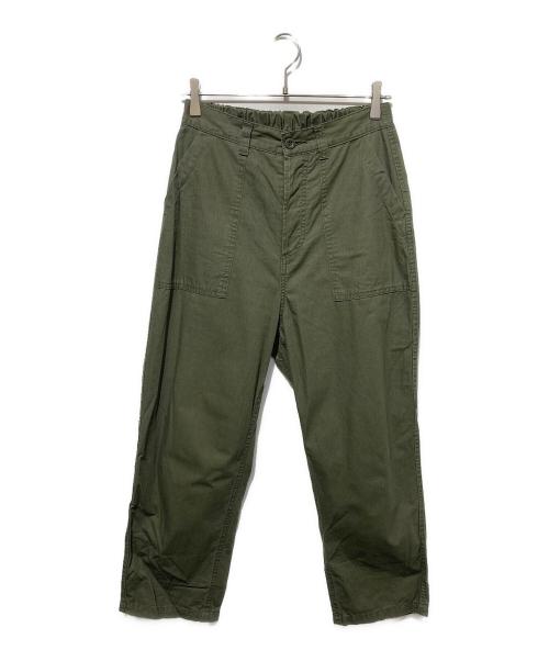 journal standard luxe（ジャーナルスタンダード ラックス）JOURNAL STANDARD LUXE (ジャーナルスタンダード ラックス) リップストップベイカーパンツ カーキ サイズ:Sの古着・服飾アイテム