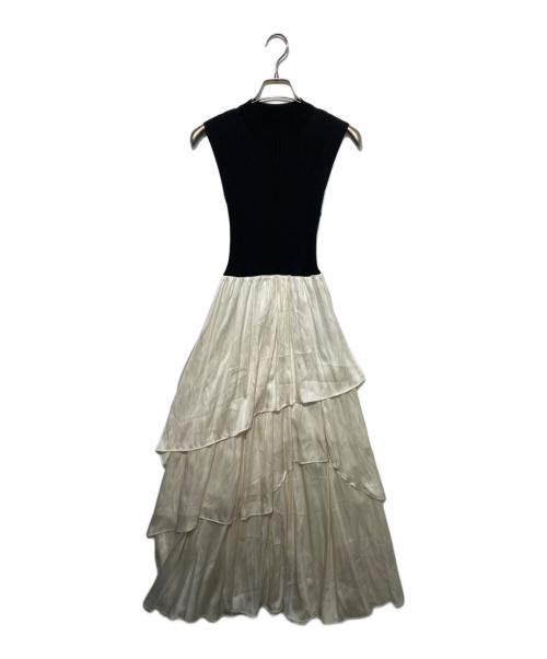 FRAY ID（フレイ アイディー）FRAY ID (フレイ アイディー) アシメティアードスカート ブラック サイズ:Fの古着・服飾アイテム