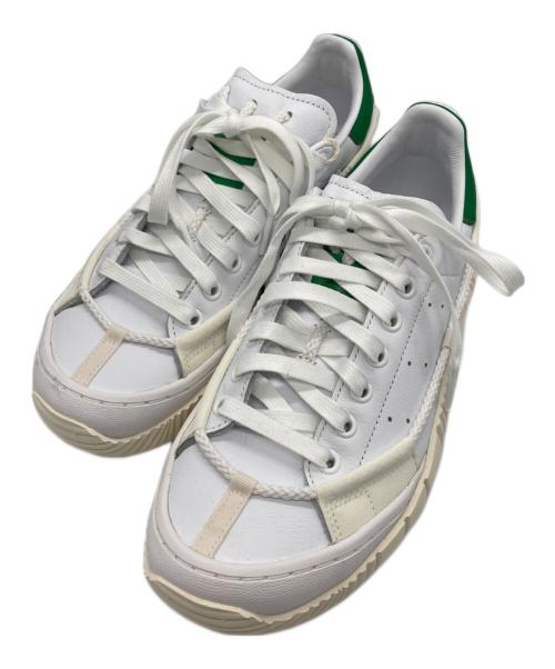 adidas（アディダス）adidas (アディダス) CREIG GREEN SCUBA STAN ホワイト×グリーン サイズ:27cmの古着・服飾アイテム