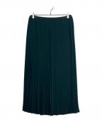 MM6 Maison Margielaエムエムシックスメゾンマルジェラ）の古着「プリーツスカート」｜グリーン
