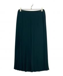 MM6 Maison Margiela（エムエムシックスメゾンマルジェラ）の古着「プリーツスカート」｜グリーン