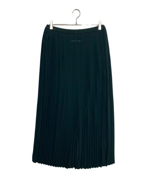 MM6 Maison Margiela（エムエムシックスメゾンマルジェラ）MM6 Maison Margiela (エムエムシックスメゾンマルジェラ) プリーツスカート グリーン サイズ:44の古着・服飾アイテム