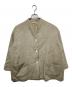 ARTS&SCIENCE（アーツアンドサイエンス）の古着「ウール混ノーカラージャケット」｜ベージュ