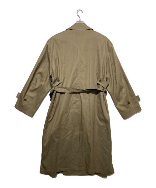 stein（シュタイン）stein (シュタイン) OVERSIZED DOUBLE LAPELLED TRENCH COAT カーキ×ブラック サイズ:Sの古着・服飾アイテム