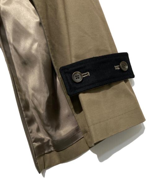 stein（シュタイン）stein (シュタイン) OVERSIZED DOUBLE LAPELLED TRENCH COAT カーキ×ブラック サイズ:Sの古着・服飾アイテム