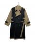 stein（シュタイン）の古着「OVERSIZED DOUBLE LAPELLED TRENCH COAT」｜カーキ×ブラック