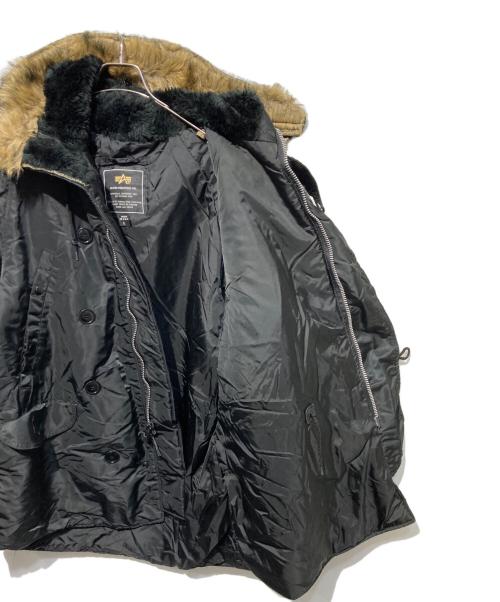 ALPHA（アルファ）ALPHA (アルファ) N-3Bタイプコート ブラック サイズ:Lの古着・服飾アイテム