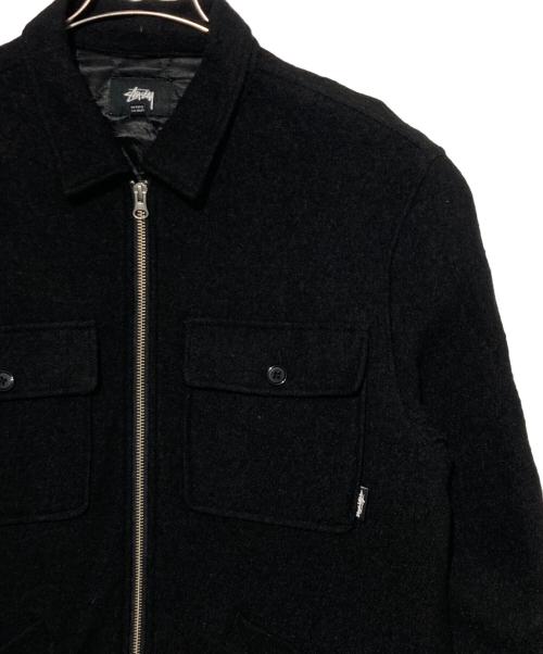 stussy（ステューシー）stussy (ステューシー) Patta (パタ) the p is still free jacket ブラック サイズ:3の古着・服飾アイテム