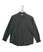 Graphpaperグラフペーパー）の古着「S REGULAR COLLAR SHIRT」｜グレー