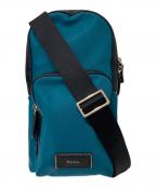 PAUL SMITHポールスミス）の古着「ボディーバッグ」｜ブルー×ブラック