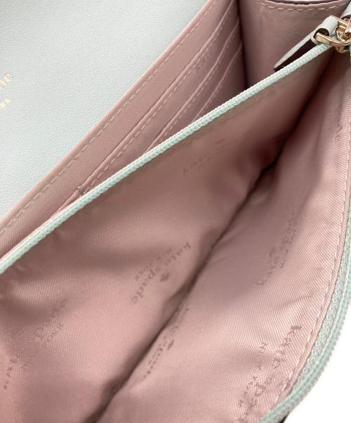 Kate Spade（ケイトスペード）Kate Spade (ケイトスペード) リーガンウォレットクロスボディバッグ ブルーの古着・服飾アイテム
