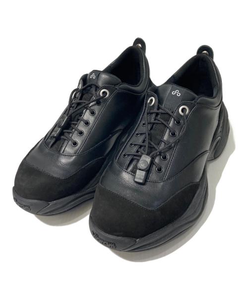 OAO（オーエーオー）OAO (オーエーオー) AUTHレザースニーカー ブラック サイズ:27cmの古着・服飾アイテム
