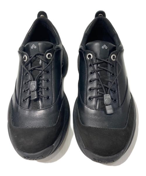 OAO（オーエーオー）OAO (オーエーオー) AUTHレザースニーカー ブラック サイズ:27cmの古着・服飾アイテム