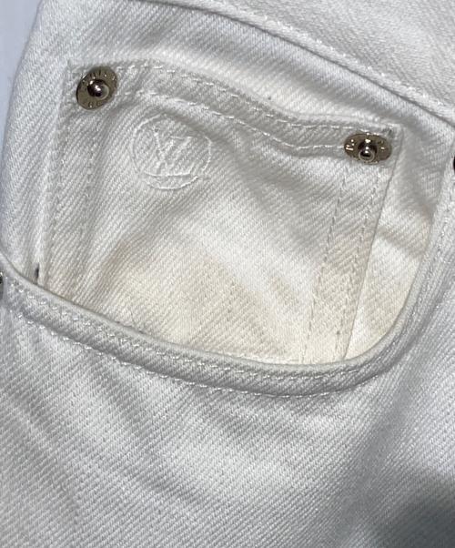 LOUIS VUITTON（ルイ ヴィトン）LOUIS VUITTON (ルイ ヴィトン) スペースワッペンパンツ ホワイト サイズ:29の古着・服飾アイテム