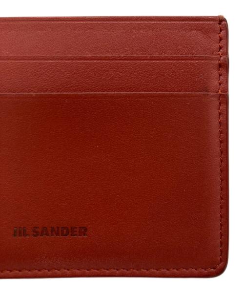 JIL SANDER（ジルサンダー）JIL SANDER (ジルサンダー) カードケース ブラウンの古着・服飾アイテム