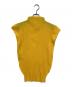 PLEATS PLEASE (プリーツプリーズ) プリーツノースリーブカットソー イエロー サイズ:3 未使用品：8000円