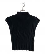 PLEATS PLEASEプリーツプリーズ）の古着「細プリーツカットソー」｜ブラック